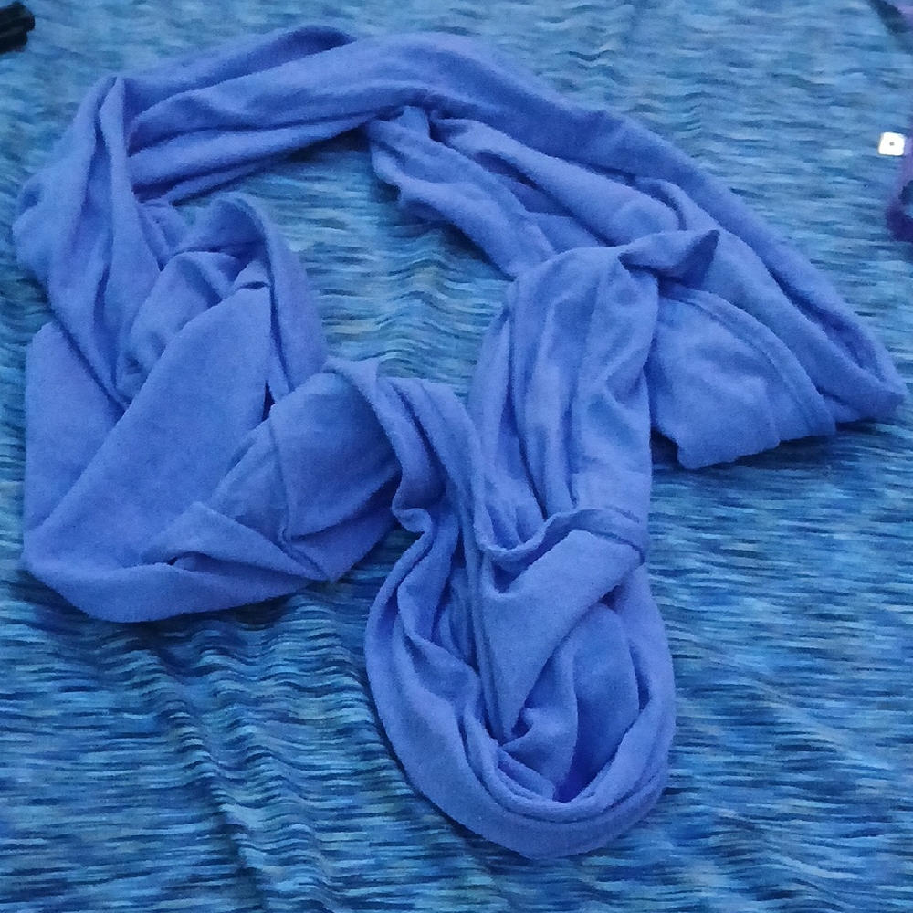 Elegant Dark Periwinkle Blue Scarf